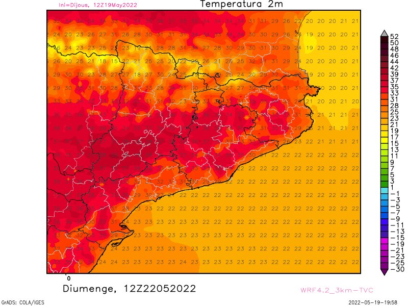 Brutal!! Flipa mandonguilles <a href="/alexmegapc/">Àlex Van der Laan</a> Valors a 08 h de dissabte aguanten. Dissabte 17 h cauran rècords. Diumenge a 08 h entre 20 i 25°C. Mai vist al maig. Però diumenge, foc🔥 termomètric, amb nous rècords de maig, molt per sobre dels que hi ha en vigor. @eltempsTV3 <a href="/meteocat/">Meteocat</a>