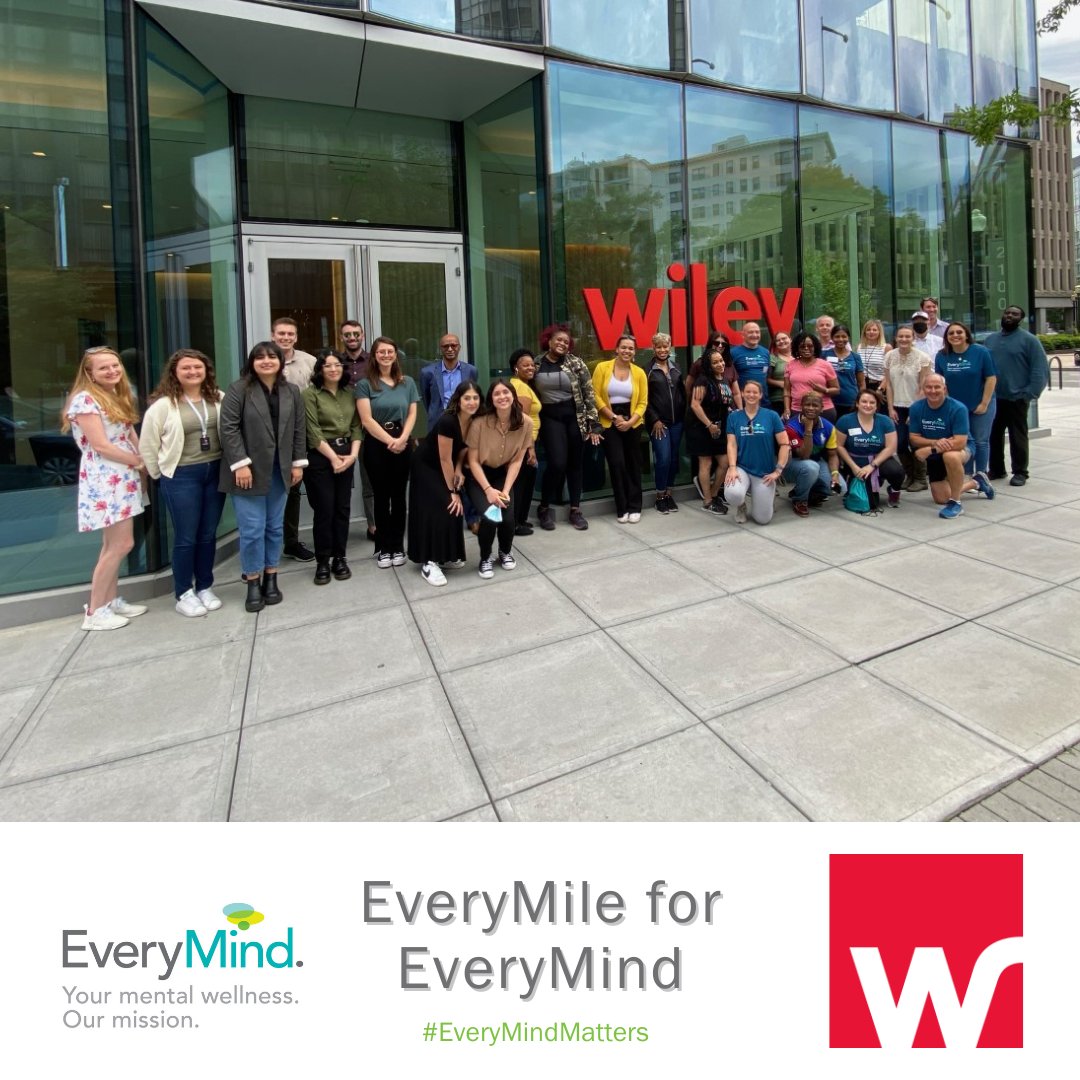 EveryMindInc's tweet photo. Thank you to our sponsor @WileyRein and their amazing team for supporting community mental health and employee health and fitness. Together, we can empower each person to reach optimal physical and mental health! 

#EveryMindMatters #EM4EM #WalkforMentalHealth #EveryMind https://t.co/GLK0RhwbD7