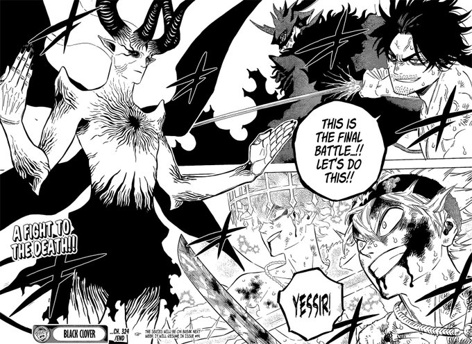 _AnimeChannel_'s tweet photo. -ASTA,YUNO Y CAPITAN YAMI VS LUCIFERO
-Que hermoso nos entregan esta vista previa del manga y la batalla entre los personajes más poderosos del mundo de BLACK CLOVER. 
¿QUE OPINAS ?. Deja tu like comparte y comenta para saber más sobre está serie. https://t.co/zA9DtayMhq