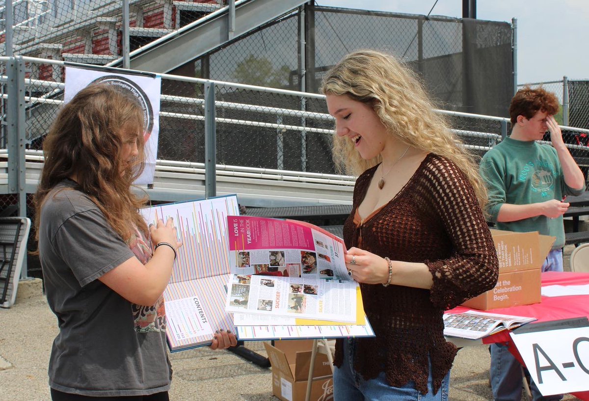 TMulvaney_BHS's tweet photo. The student yearbook staff is thrilled to share our 84th edition, “Aftershock”! 

Frosh/Soph/Junior distribution will be Wednesday 5/25 during lunch hours in the cafeteria. Bring your ID and grab your 2022 yearbook! @barrington220 @BarringtonHS220 @Barrington220EF https://t.co/kWvYKzhJ6L