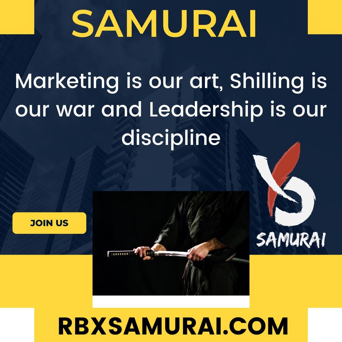 We are known for marketing, shilling, discipline and leadership. $RBXS to the world. 🔥🔥

🔶linktr.ee/RBXSamurai
🔶t.me/mxsrbxsamuraip…
🔶launch.Rbx.ae

#DEFI #100x #BSCGemAlert #BSCGemsAlert #LunarCrush  #100xgem #RBXS #RBXSamurai