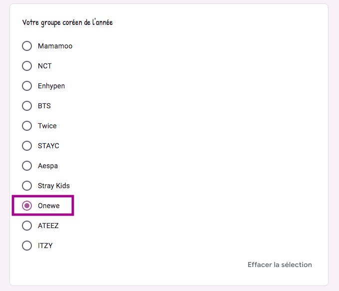 FanDongmyeongFr's tweet photo. [INFO] WEVEs, #ONEWE sont nominés dans plusieurs catégories pour le KJ Awards 2021 du magazine KJ Island !

🗳️Pour voter, rdv ici ➡️ https://t.co/afToFJxUwu 
C'est super simple, juste besoin de remplir le formulaire avec vos choix !

Plus d'info : https://t.co/nRJKwcO5Jg

#원위 https://t.co/EuQJnqsdLa