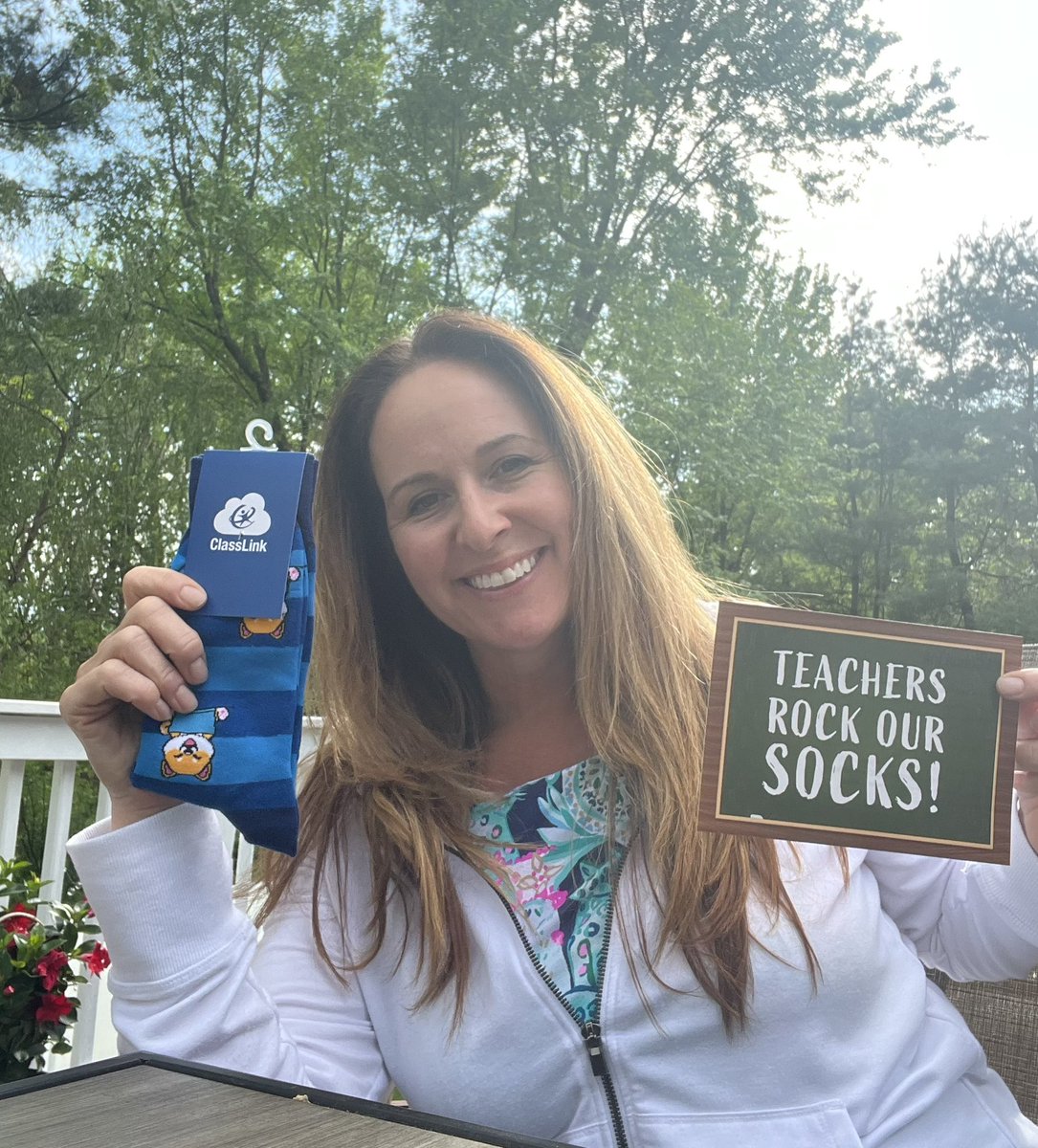 Thanks <a href="/ClassLink/">ClassLink</a> for the awesome socks. ❤️ #classlink