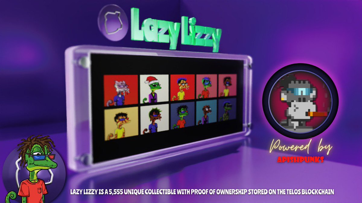 ApishPunks's tweet photo. Well...Lazy Lizzy 🦎 has been working hard for the $APISH & $TLOS family.let's see what she did..
💜Rewarded holders with airdrops
💜Burned approx. 61,000,000 $APISH Tokens
💜Pumped the chart to 3x
💜Pushed the CG Listing
💜More $TLOS reflections because of volume
#builtontelos https://t.co/QFd51XNQmf