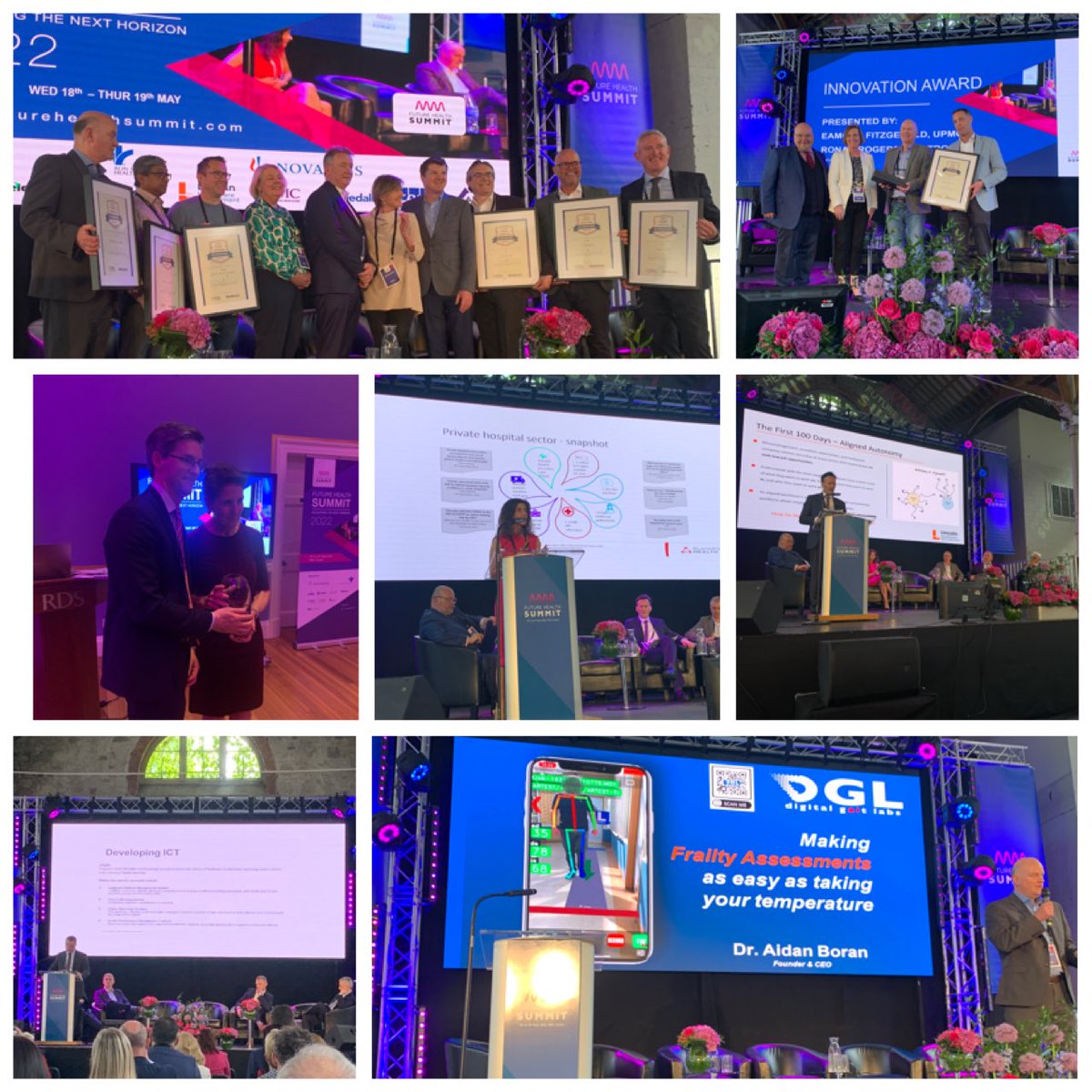smythl1916's tweet photo. @HealthIreland
Delighted to be a part of the #FHSummit22.
A really great event met lots of colleagues & Digital Health Friends Amazing finalists in the Innovation Awards the judging was really difficult with the calibre of the shortlist. Well done to the organizers 👏 https://t.co/SXggZ1CKTR