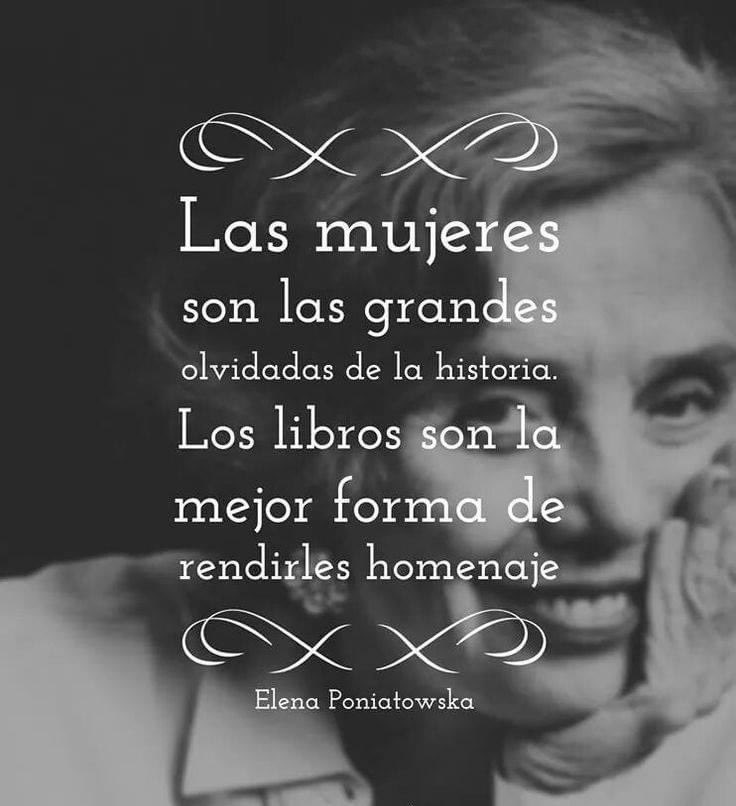 gmo_calderon's tweet image. Amigos, les deseo a todos que tengan un buen jueves.#LesComento hoy cumple 90 años la escritora mexicana #ElenaPoniatowska, quien además es activista y periodista. Su obra son la mujer y su visión del mundo, las luchas sociales, la denuncia de injusticias y la crítica social.