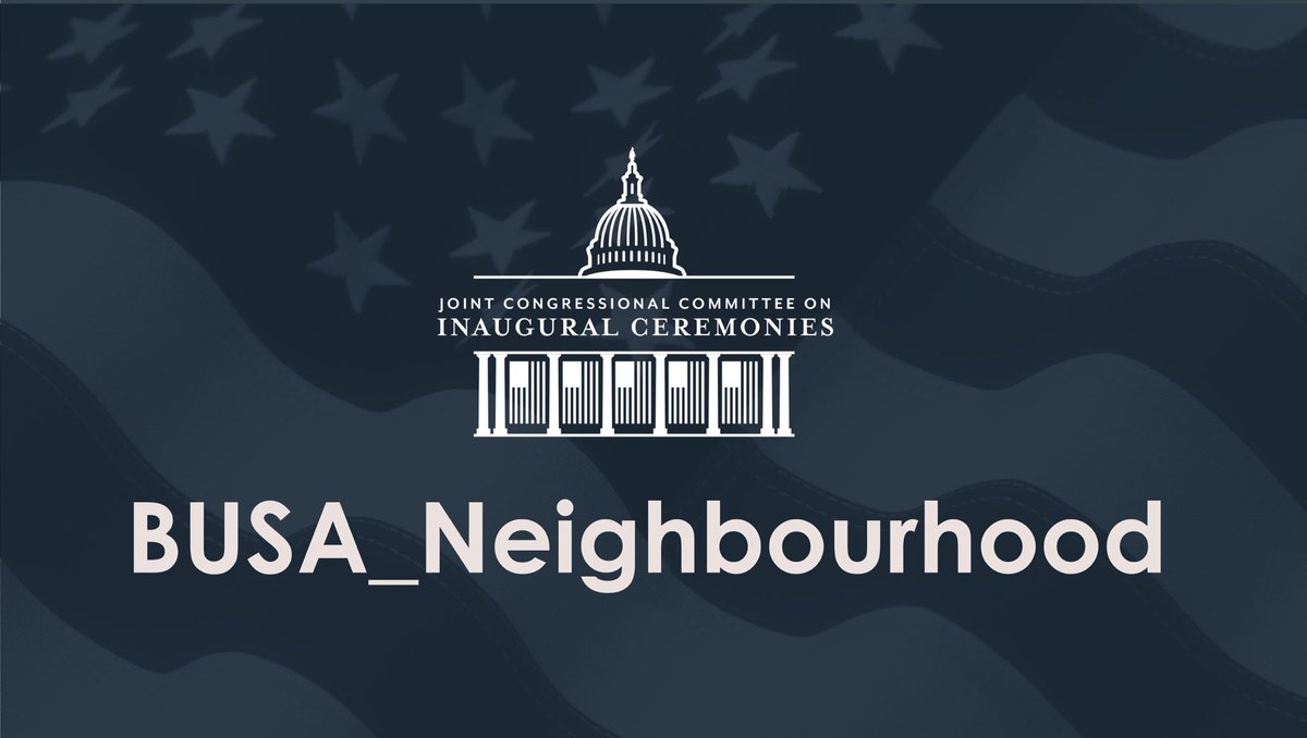 The inauguration will be held in the “BUSA_Neighbourhood” Bloxburg Neighborhood. 

This event is only available to 50 PEOPLE, it is important to join at 1 PM EST (this Saturday) because the neighborhood will be filled quickly.