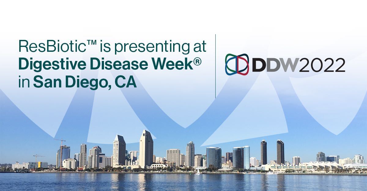 resbiotic's tweet photo. Next stop: San Diego for #DDW2022 ✈️ The ResBiotic team is presenting at @DDWMeeting on May 21st from 12:30 PM to 1:30 PM. Stop by board #1655 to learn more about ResBiotic and the science behind #resB Lung Support. You can also find us at booth #2218, May 21-24! https://t.co/GN7MJ7mxIu
