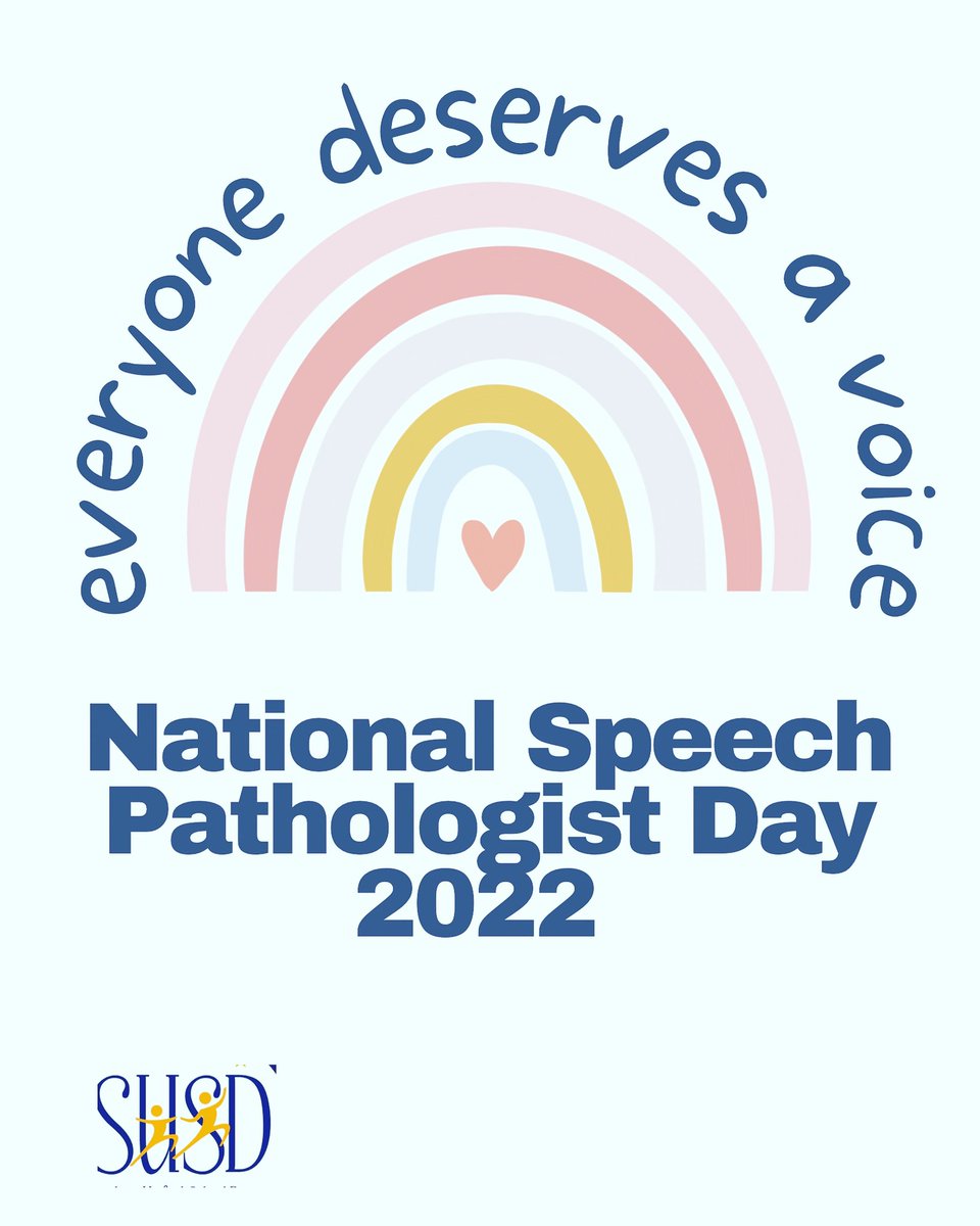 National Speech Pathologist Day.   This is a time of year to recognize these incredible individuals who help our students.  
In 2010, the United States dedicated May 18 as National Speech Pathologist Day.  We thank all #SUSD pathologists on this day, this month and always.