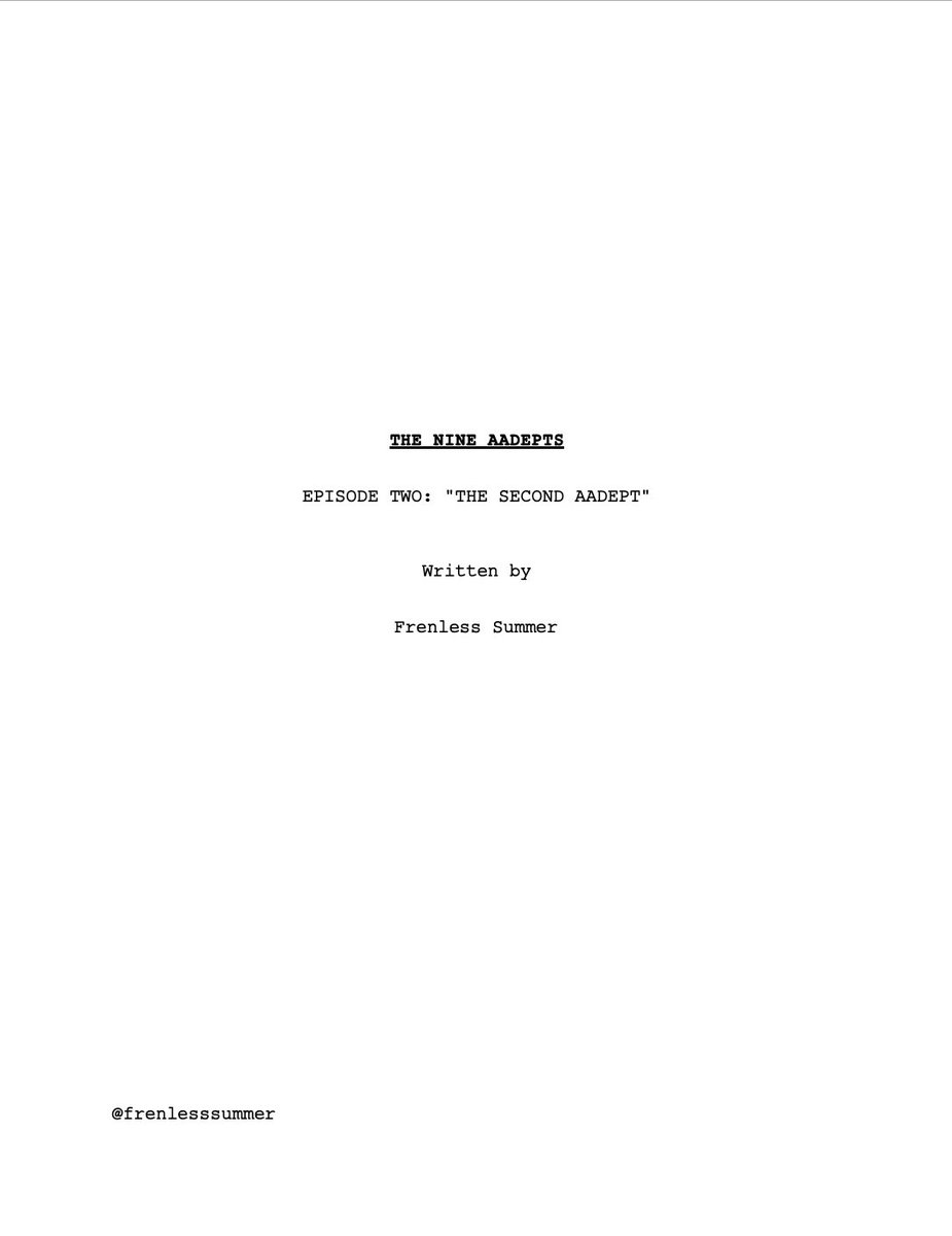 🚨👻💜🚨

THE NINE AADEPTS: AN AAVEGOTCHI STORY
Episode Two: The Second Aadept 

Screenplay dropping tomorrow. 

One page per hour. Twelve pages total.

#Aavegotchi #GotchiGang #Gotchiverse #NFTs #TheNineAadepts $GHST <a href="/aavegotchi/">Aavegotchi 👻🟦 Now on Base!</a>