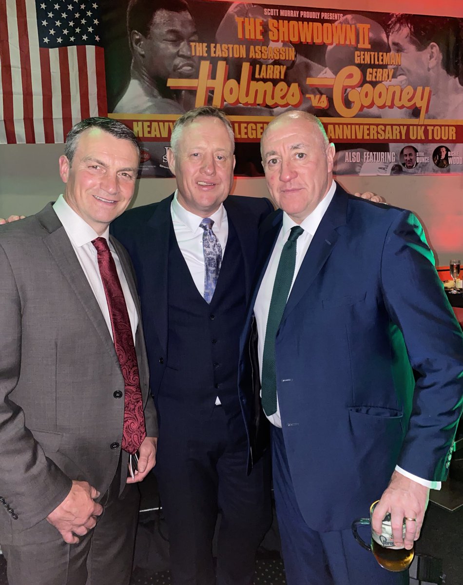 The Premier Suite (@thepremiersuite) on Twitter photo This time last weekโฆ
An unforgettable Dinner Show <a href="/ThePremierSuite/">The Premier Suite</a> with Heavyweight Legends <a href="/LarryHolmes75/">Larry Holmes</a> & <a href="/gerrycooney/">Gerry Cooney</a>
40 years since their epic World Title Fight
Hosted by the โA Teamโ <a href="/richiewoodhall/">Richie Woodhall</a> & <a href="/bigdaddybunce/">Steve Bunce</a>
#TheShowdown2 #HolmesVsCooney #40thAnniversaryUKTour This time last weekโฆ
An unforgettable Dinner Show <a href="/ThePremierSuite/">The Premier Suite</a> with Heavyweight Legends <a href="/LarryHolmes75/">Larry Holmes</a> & <a href="/gerrycooney/">Gerry Cooney</a>
40 years since their epic World Title Fight
Hosted by the โA Teamโ <a href="/richiewoodhall/">Richie Woodhall</a> & <a href="/bigdaddybunce/">Steve Bunce</a>
#TheShowdown2 #HolmesVsCooney #40thAnniversaryUKTour