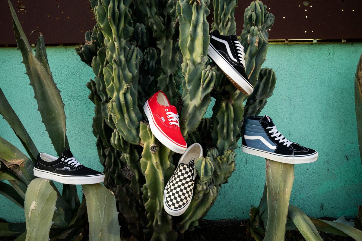 Vans on Twitter: "Classic Since Forever. Adopted by skaters, noise-makers  and rule-breakers. Find your next Old-Skool, Slip-On, Sk8-Hi, Authentic or  Era at https://t.co/dZUoktgobW https://t.co/cJ76cM1sIX" / Twitter