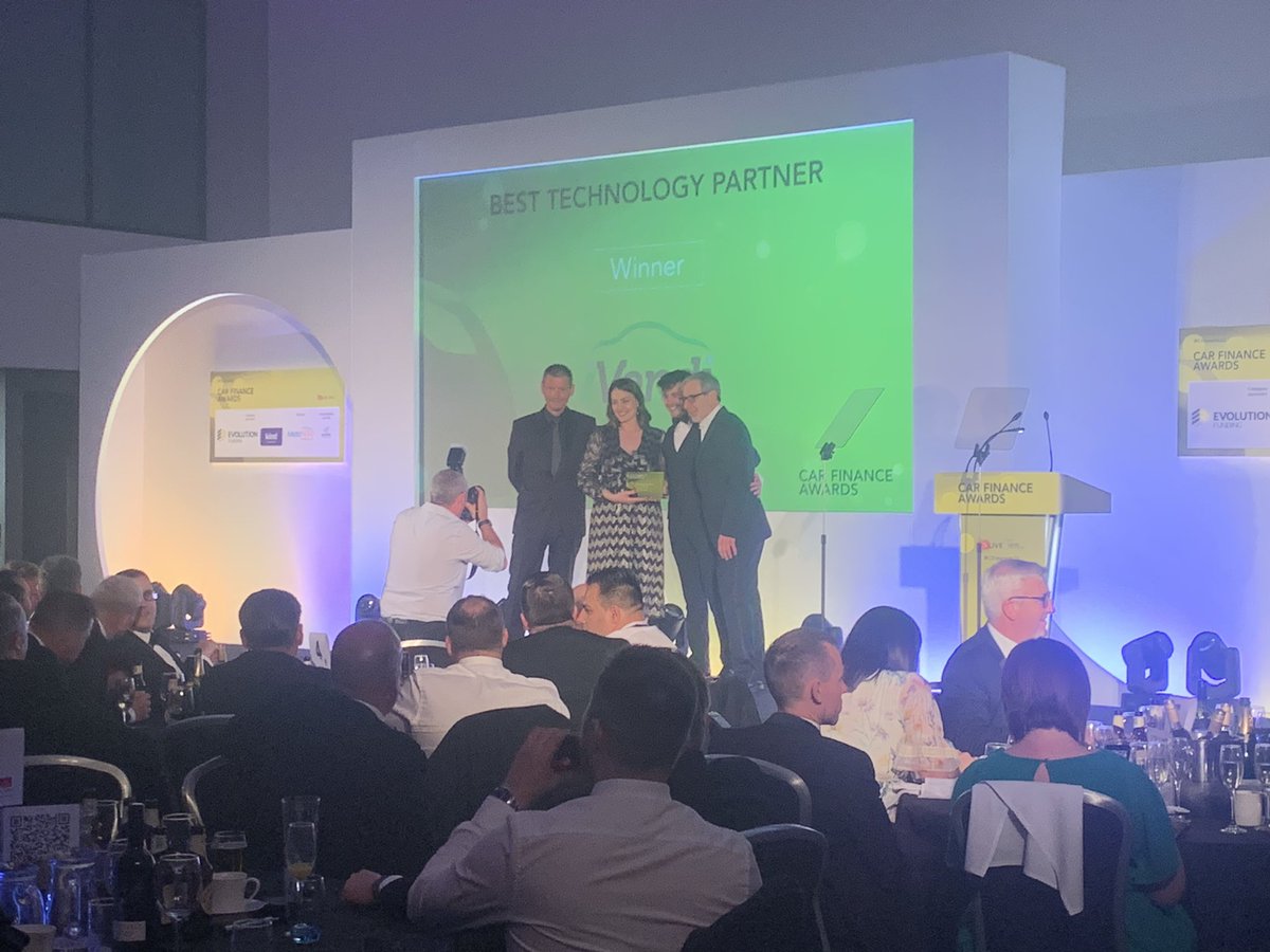 iVendi are taking away the Best Technology Partner Award, Congratulations from everyone at Credit Strategy!