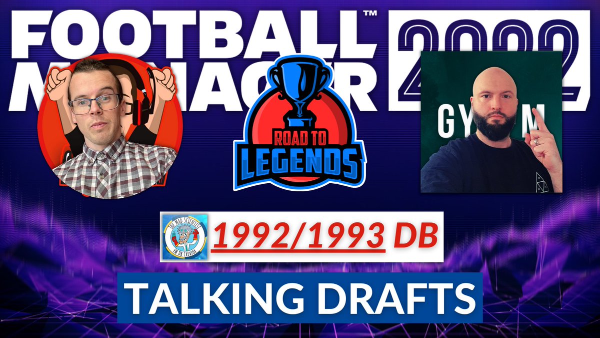 johnnomufc96's tweet image. Out Monday with @RoadToLegendsFM 92 93 coming up next week we have The legendary @GYRFM_ we go in to the 92 93 database from @MadScientistFM we go in to the players and tactics the managers might pick as well as  some questions form the Community #fm22 #draft