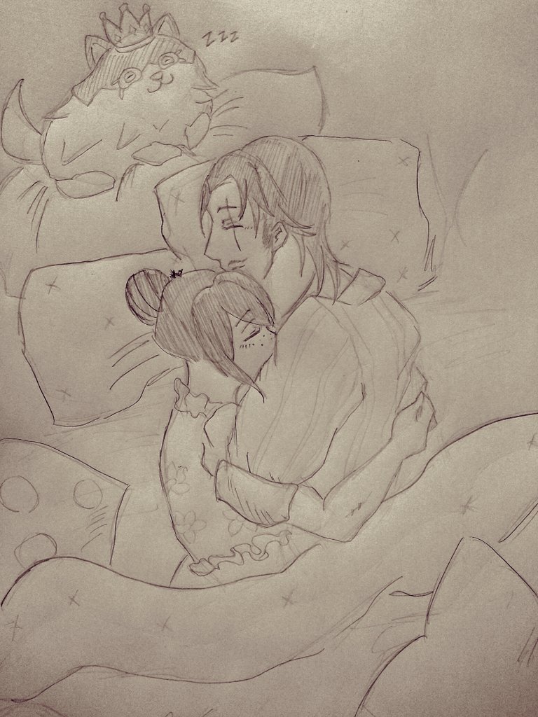BlueAstralTears's tweet photo. Sleeping JoseEmma fluff🤗
ホセエマ(航庭)/⚓👒💤
#EmmaWoods #JoseBaden #JoseEmma #idvfanart #IdentityV
#IdentityVイラスト https://t.co/Vn7awnmvSP