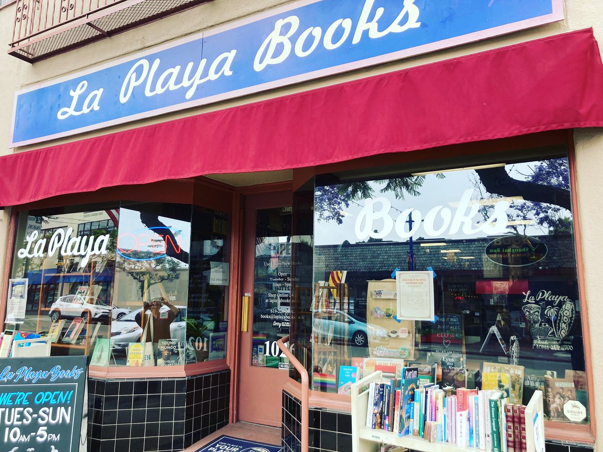 RFCBookstore's tweet photo. I may have traveled far, discovered other extraordinary bookstores but I always return to where I belong! Back at work with a smile and a happy heart! Hope to see you here soon. @laplayabooks
#indiebookstore #supportindiebookstores #shoplocalsd https://t.co/j2myosMaML