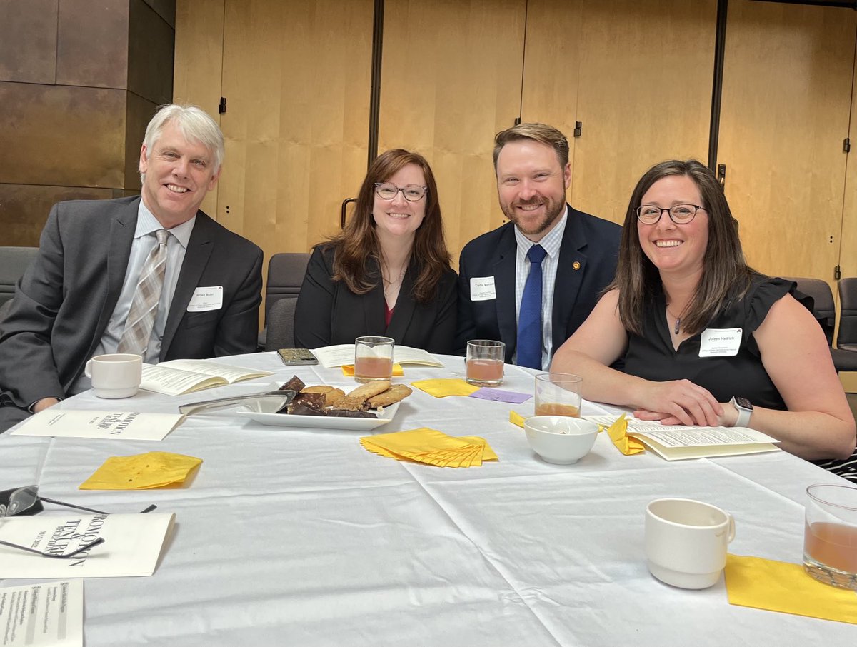 FrancesHomans's tweet photo. Celebrating promotions! Congratulations ⁦@JoleenHadrich⁩ and Curtis Mahnken! ⁦@ApEcMN⁩ https://t.co/kGzw0twLjp