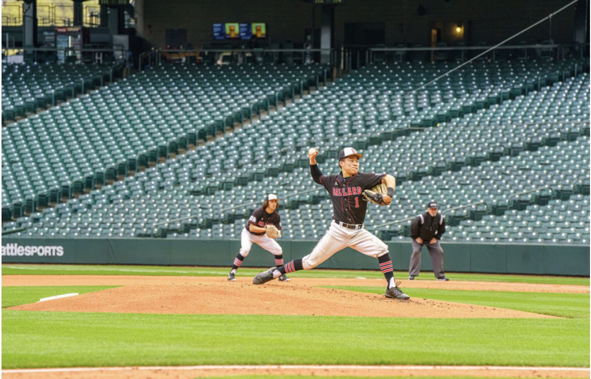 BaseballBallard's tweet photo. Congrats to Sr Captain, @_nakagawara for earning 1st Team All-Metro Pitcher honors. Carson started 10 games for the Beavers, pitching to a remarkable 0.82 ERA. When not on the mound, he hit leadoff and played a stellar shortstop. #MVP #BallardPride https://t.co/K16yMaP5Ez