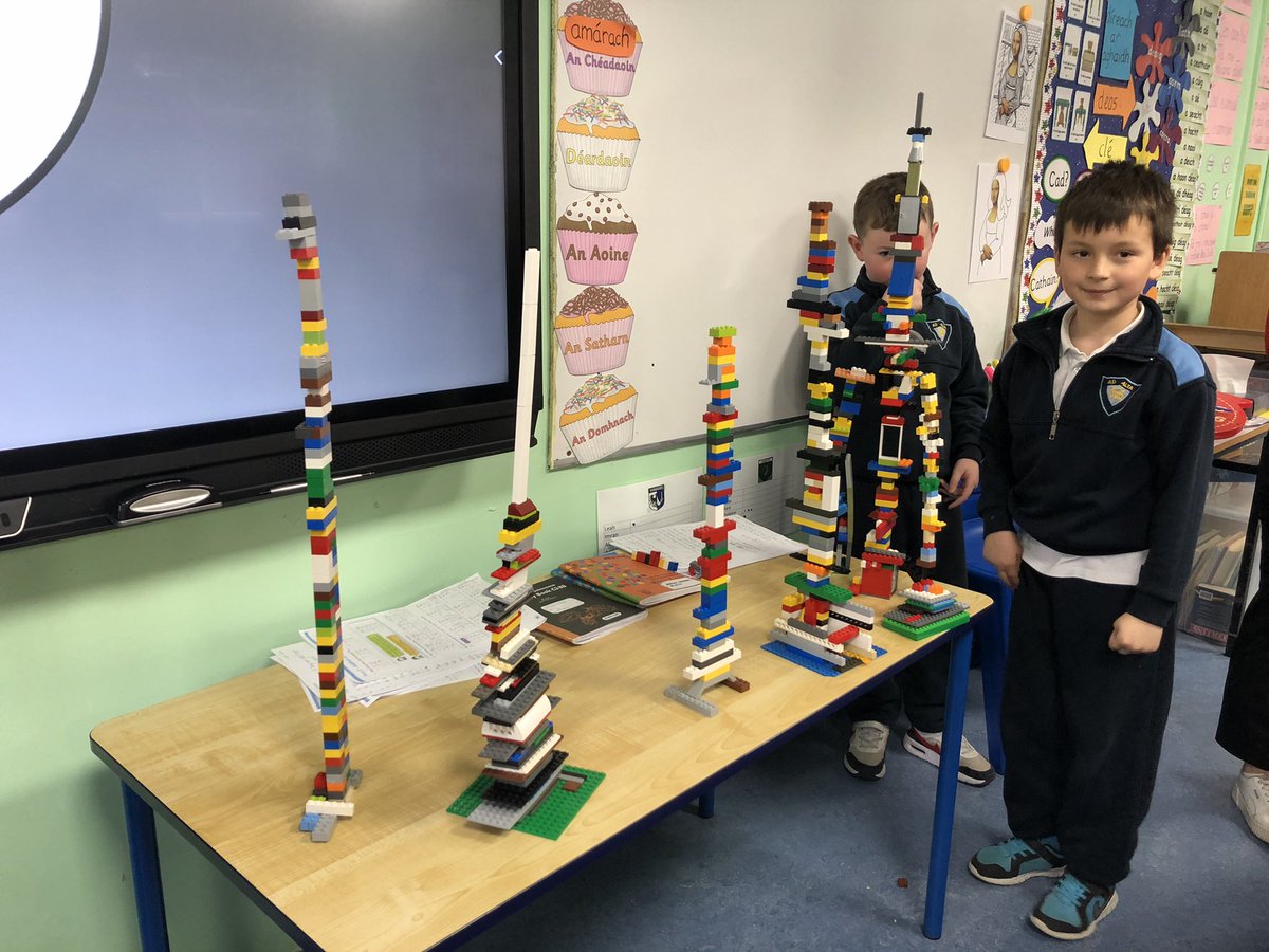 Lego club we’re having great fun this week challenging each other to build the tallest tower under a time constraint. There was some wonderful team work going on and some imaginative towers built. #legoclub #stem