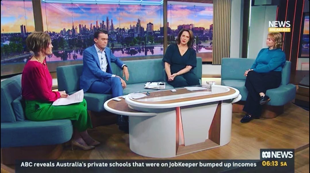Back in studio today with <a href="/BreakfastNews/">News Breakfast</a> talking through the difficult global challenges facing the building and construction industry, the election policy costings debate and the role of newspaper editorials in swaying voters with <a href="/mjrowland68/">Michael Rowland</a> <a href="/Mad_Morris/">Madeleine Morris</a> <a href="/PropertyCouncil/">Property Council of Australia</a>