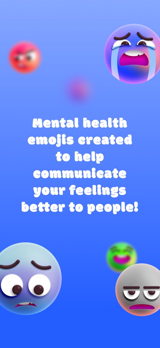 FounderEmily_'s tweet photo. Just launched!! Our mental health emojis are live for iOS devices!! So excited to get these emotional states out there and help people communicate their mental health better! 

More emotions coming soon! #MentalHealthActionDay https://t.co/ilOrFqiliD