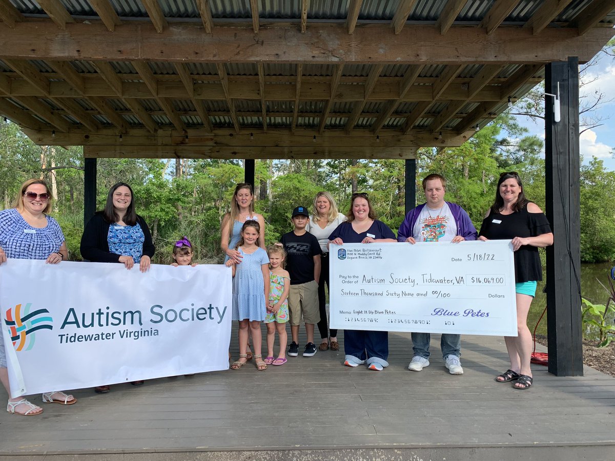autismASTV's tweet photo. A HUGE #thankyou to @BluePetes for their annual #autismacceptance #fundraiser for supporting our mission in the local #autism community #supportlocal https://t.co/1uPmFX4P6w