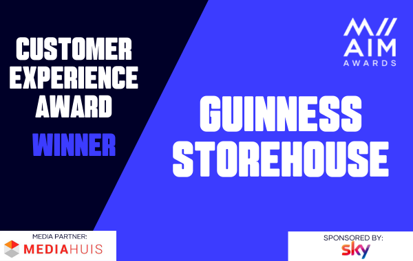 AimAwardsie's tweet photo. Congratulations to @homeofguinness the winners of this year’s Customer Experience Award #aima22 https://t.co/ec0QfOC8j0
