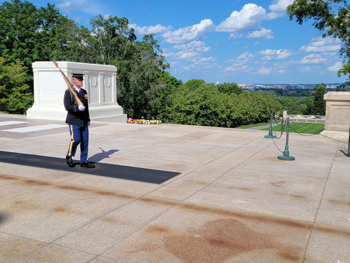GMNorth's tweet photo. Kids were great at Arlington National Cemetery! #DC2022 https://t.co/bvyQyxAvZz