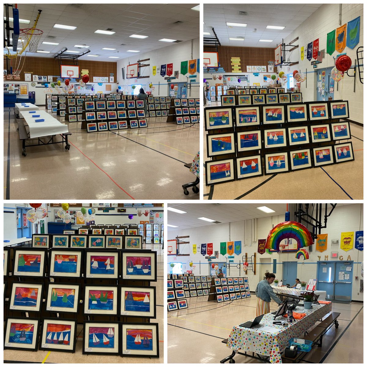 MYESartFCPS's tweet photo. Another successful Night of the Arts at MYES! It was so great to see our amazing community come out to the art show and watch the chorus perform! @MrsWolen_FCPS https://t.co/mX6fmHazGG