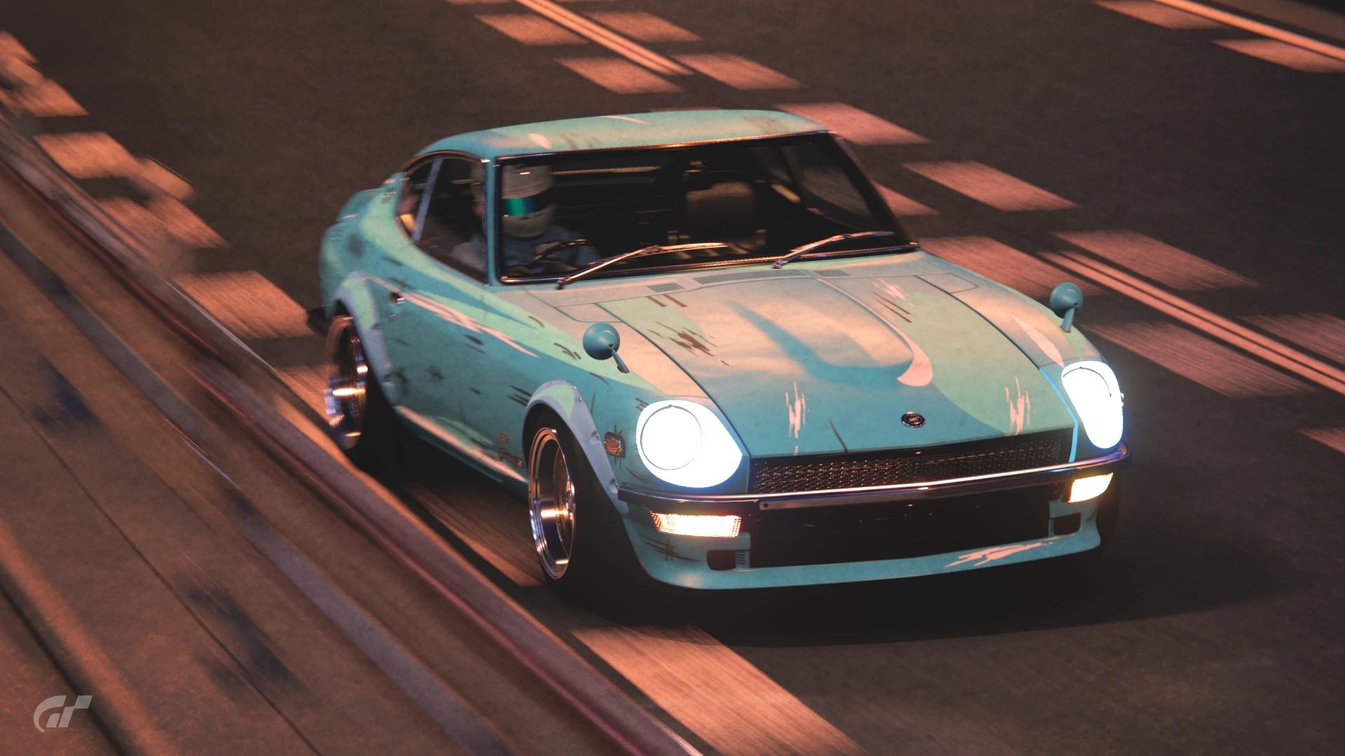 Otto Chan 湾岸ミッドナイト Fairlady Z 悪魔のz 北見チューン 水彩ver Wangan Midnight Fairlady Z Devil Z Kitami Tune Comic Watercolor Painting Version Gt7 Granturismo7 グランツーリスモ7 湾岸ミッドナイト フェアレディ Fairlady
