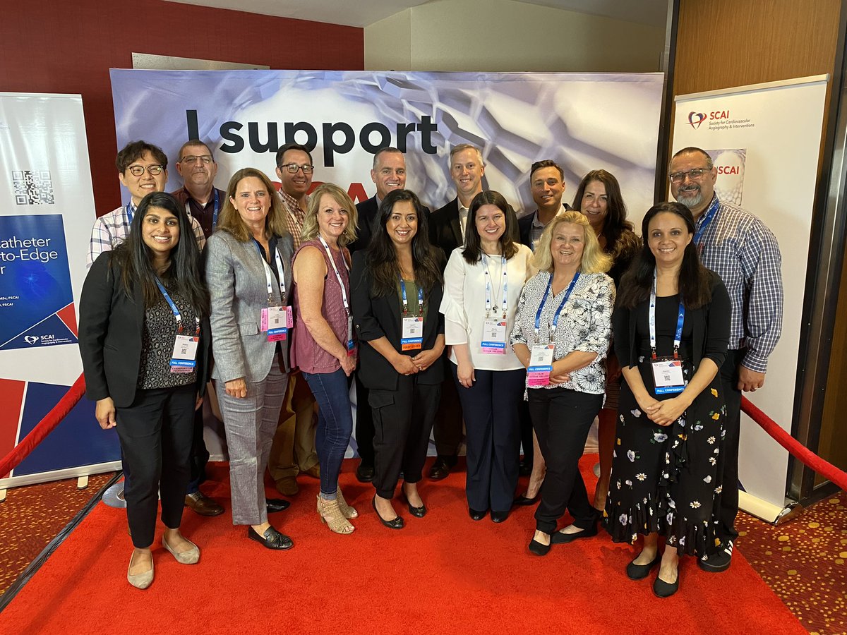 SCAI's tweet photo. HealthTrust Cardiovascular Advisory Board @HealthTrustpg showing its support for #JSCAI #wesupportJSCAI #isupportJSCAI #SCAI2022 https://t.co/oqAJtuF30K