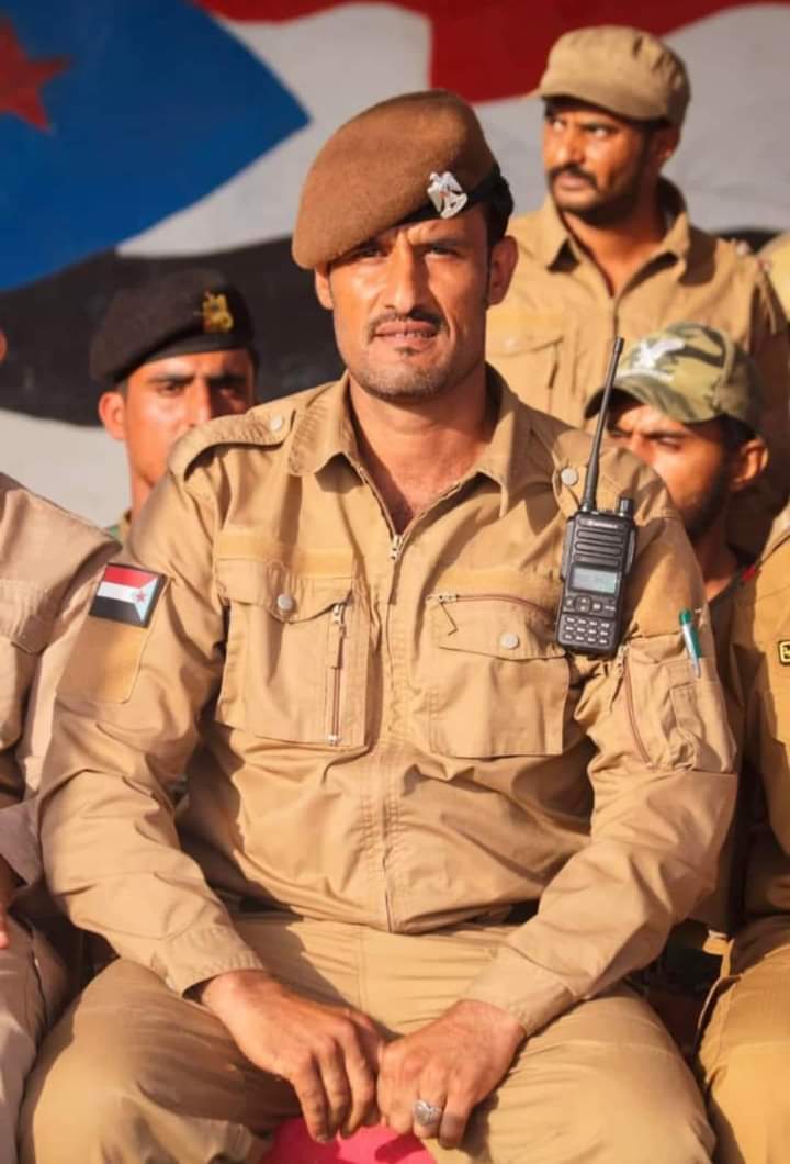 القائد جلال الربيعي احد اعمده. الأمن في عدن