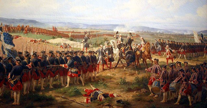 On 11th May 1745 in the Battle of Fontenoy, a lone English guardsman emerged from the British ranks to face the Irish. Anthony MacDonough from Clare stepped forward &amp; the two armies momentarily suspended hostilities to allow single combat to commence. MacDonough won.