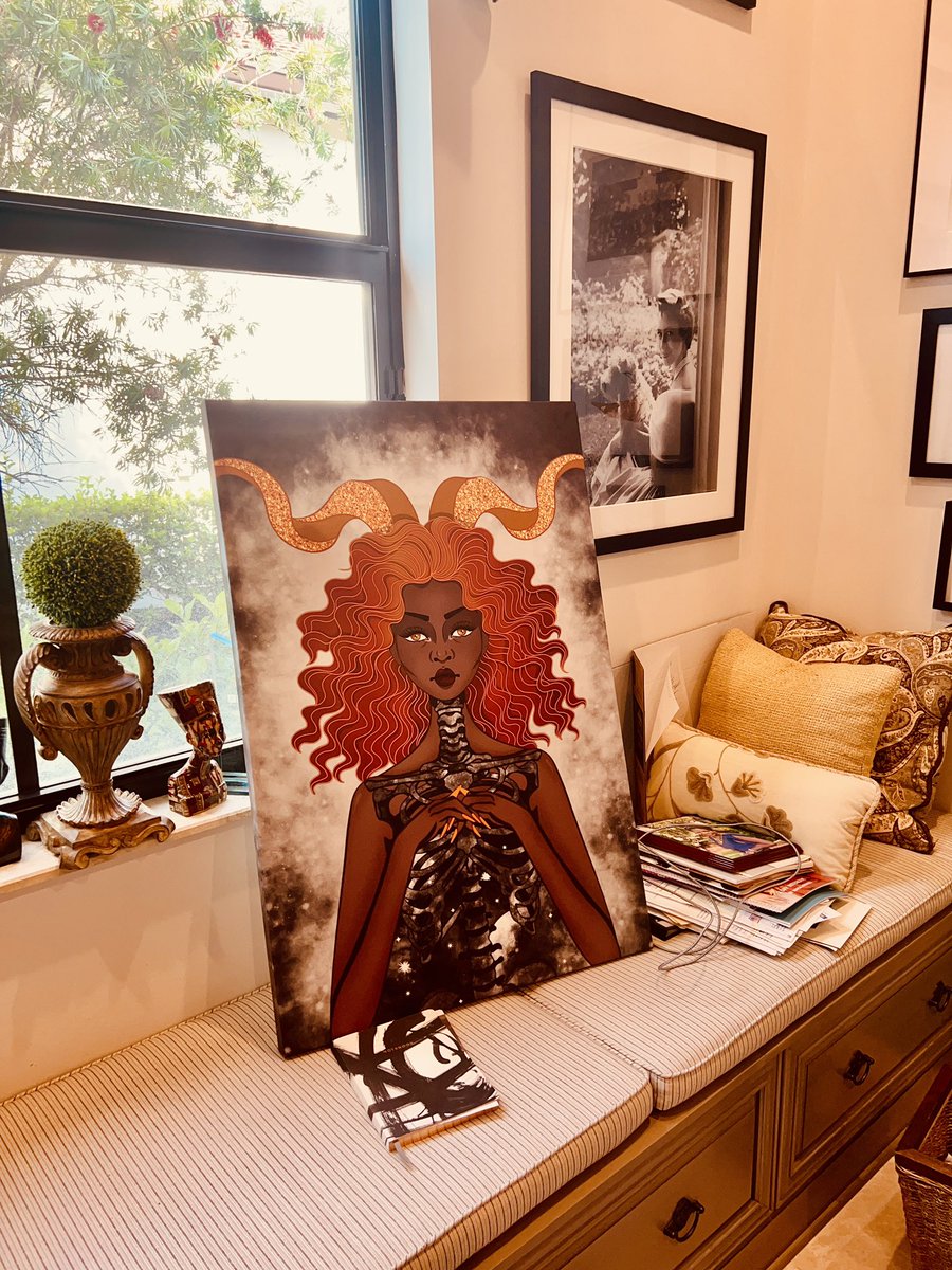 nftchicksbrand's tweet photo. I don’t just support women-led NFT projects with emojis ♥️ I put my wallet and walls to work!Check out my fab Anti- Sprite by the amazing @baron_s_art These are printed on canvas courtesy of @LootWorld_io  and will be hung on my gallery!! Thanks @PinkDizzy78 @Capt_Nill_Skill https://t.co/TsueJErnCH