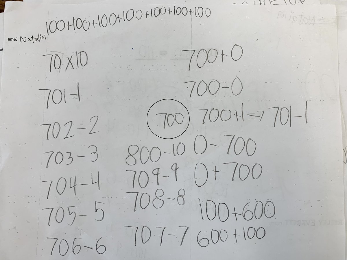sueh_k's tweet image. Today’s warm up began with a “choose your own number” ways to make. 🤯 these first grade Ms are 🔥and still doing rad things! @BerkeleyEverett the last one reminds me of the one you shared yesterday, can you follow their thinking? #cgi #firstgrademath