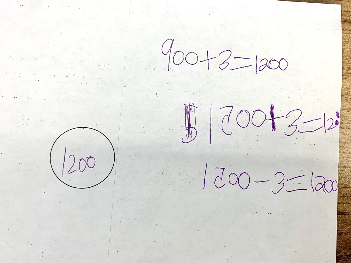 sueh_k's tweet image. Today’s warm up began with a “choose your own number” ways to make. 🤯 these first grade Ms are 🔥and still doing rad things! @BerkeleyEverett the last one reminds me of the one you shared yesterday, can you follow their thinking? #cgi #firstgrademath