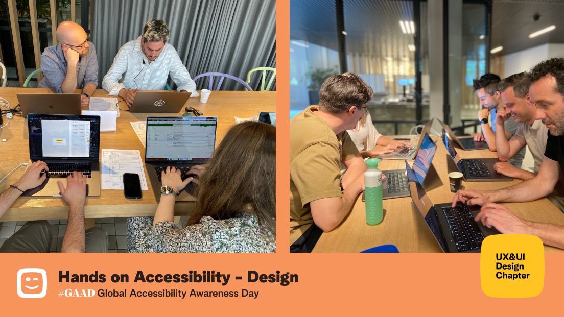 We ran an #accessibility workshop with the UX&amp;UI Design Chapter <a href="/Telenet/">Telenet</a> . Finding accessibility bugs and violations helps us to be humble, empathic, thrive for customer-centricity and raise the standards of our design processes. Accessibility, it’s by design! #GAAD #design