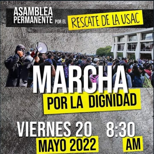 RChava99's tweet photo. Vayann!! Vayan y griten, que nuestras voces sean escuchadas #USACesPueblo #ECCUSAC #20deMayo Recuerden que NO todos los estudiantes tenemos derecho a votar y eso también es corrupción. https://t.co/FwActOzgPr