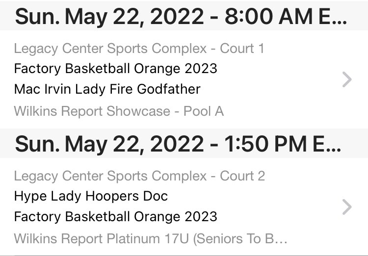 MI Factory Basketball (@factorybasketb1) on Twitter photo MI Factory Basketball 23 Orange’s Schedule for this weekend at LBI May Madness. Let’s GO!
<a href="/LBInsider/">Jason Wilkins (Wilkins Report)</a>
<a href="/MorgzHouk/">Morganne Houk</a> @DanielleHehmann <a href="/ElyssaK_15_32/">Elyssa Kincaid</a> <a href="/cadyk03/">Cadence Kaminske</a> <a href="/carissa_hankins/">carissa hankins</a> <a href="/Yazmyne_Thorpe/">Yaz</a> <a href="/marycmcclintock/">Mary McClintock</a> <a href="/MackenzieKyles/">Mackenzie Kyles</a> MI Factory Basketball 23 Orange’s Schedule for this weekend at LBI May Madness. Let’s GO!
<a href="/LBInsider/">Jason Wilkins (Wilkins Report)</a>
<a href="/MorgzHouk/">Morganne Houk</a> @DanielleHehmann <a href="/ElyssaK_15_32/">Elyssa Kincaid</a> <a href="/cadyk03/">Cadence Kaminske</a> <a href="/carissa_hankins/">carissa hankins</a> <a href="/Yazmyne_Thorpe/">Yaz</a> <a href="/marycmcclintock/">Mary McClintock</a> <a href="/MackenzieKyles/">Mackenzie Kyles</a>