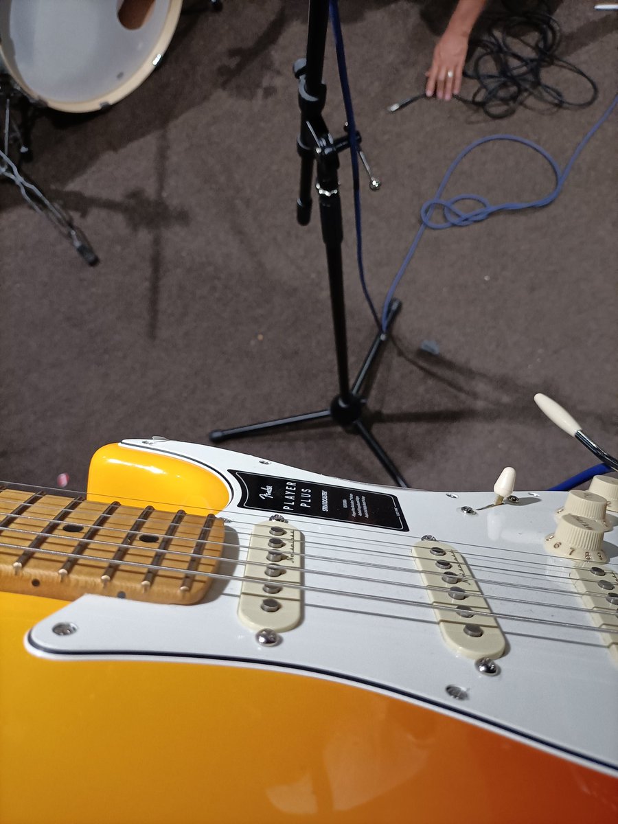 Something's happening and it's sounding ever so silly! Watch this space! many many thanks to <a href="/RegentSounds/">Regent Sounds</a> Denmark Street for this fabulous guitar, plays like a dream. Highly recommend their services top class!  #fenderstratocaster #PlayerPlus #Denmarkstreet