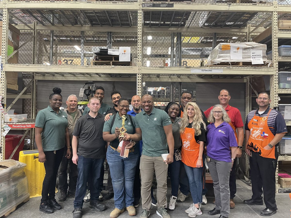 Great job to team <a href="/WESTHEIMER_6558/">WESTHEIMER HOME DEPO</a> for their focus and attention to the inventory prep process and achieving 22 - 99’s. We’ve got 99 problems, but the prep ain’t one!  <a href="/bliczwek/">Brian Liczwek</a> <a href="/dontamcam/">Tammy Campbell</a> <a href="/KadeKasner/">Kade</a> <a href="/jalal_aburas/">Jalal Aburas</a>