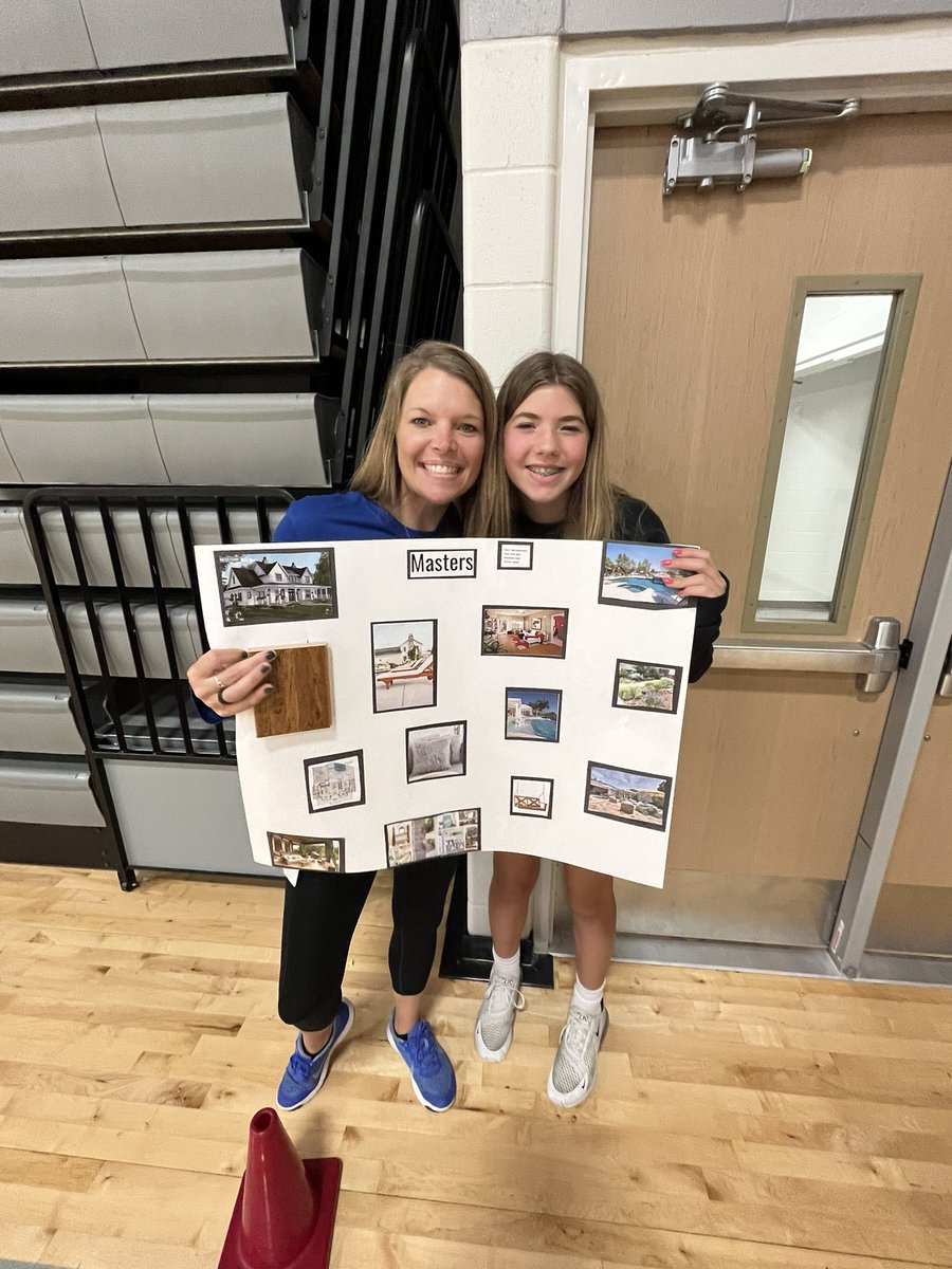pebubba's tweet photo. So fun having a class that teaches Ss about designing spaces! Thank you @allisears for the great “dream rooms” projects these girls completed for @kchilgenkamp and myself!! #letthebuildingbegin https://t.co/tI81uuzi0f