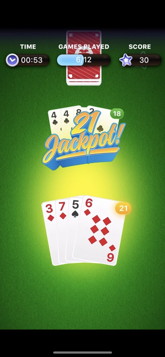 Pretty, ain’t it? 🤩 Check out the latest update of @blackjackmatch with all new ways to enter tournaments, faster gameplay, a whole a new look and feel, and so much more! Play now: luckydayapp.onelink.me/8q96/Blackjack