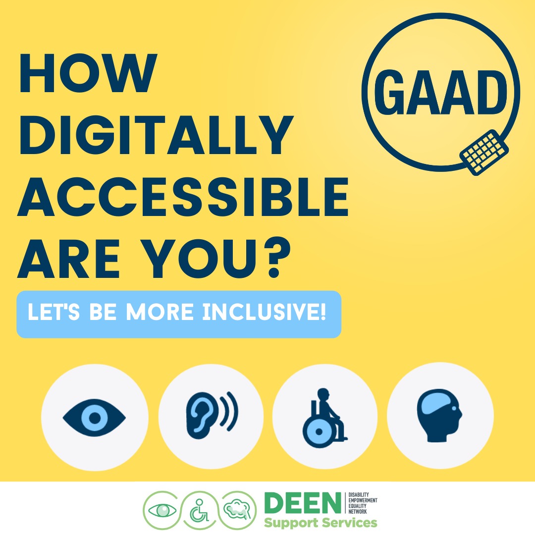 DEEN_S_S's tweet photo. Digital Accessibility matters!
As we grow in our digital worlds, let's make sure we're being as inclusive as possible!
#digitalaccessibility #gaad2022 #gaad #globalaccessibilityawarenessday #Global #accessabilityforall #Accessibility #digitalmarketing #disabilityawareness https://t.co/5URd9DxAkA