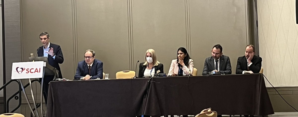 Duane Pinto MD MPH (@duanepinto) on Twitter photo Great learning regarding bifurcations at #scai2022. I always learn something new from masters like <a href="/dzavik_vlad/">Vladimir Dzavik</a>. Esteemed panelists <a href="/ArasiMaran/">Arasi Maran</a> <a href="/YChatzizisis/">Yiannis Chatzizisis</a> <a href="/DrCindyGrines/">CindyGrines, MD</a> <a href="/uribemd72/">Carlos E Uribe, MD, FACC, FSCAI.</a> and great talks from <a href="/DrMauricioCohen/">Mauricio G. Cohen MD</a> <a href="/MaeharaAkiko/">Akiko Maehara</a> <a href="/RodrigoBagur/">Rodrigo Bagur 🇦🇷🇨🇦</a> Great learning regarding bifurcations at #scai2022. I always learn something new from masters like <a href="/dzavik_vlad/">Vladimir Dzavik</a>. Esteemed panelists <a href="/ArasiMaran/">Arasi Maran</a> <a href="/YChatzizisis/">Yiannis Chatzizisis</a> <a href="/DrCindyGrines/">CindyGrines, MD</a> <a href="/uribemd72/">Carlos E Uribe, MD, FACC, FSCAI.</a> and great talks from <a href="/DrMauricioCohen/">Mauricio G. Cohen MD</a> <a href="/MaeharaAkiko/">Akiko Maehara</a> <a href="/RodrigoBagur/">Rodrigo Bagur 🇦🇷🇨🇦</a>