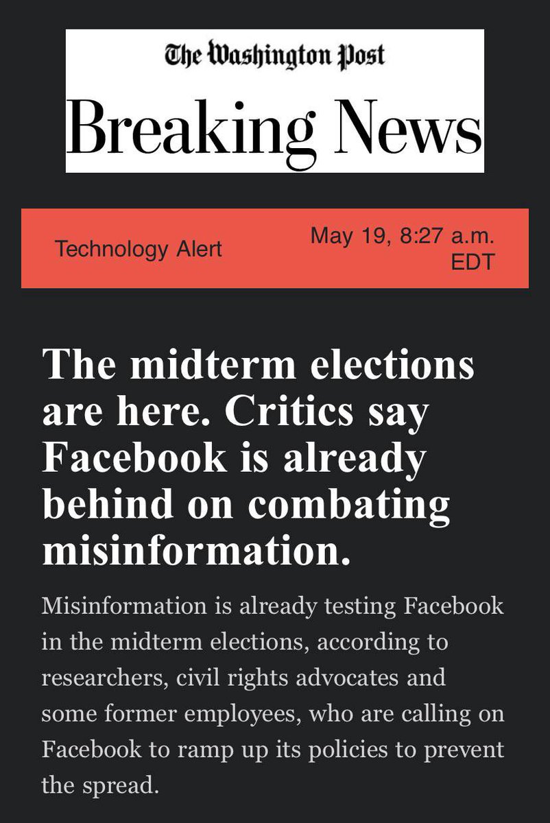 21stCenturyWire's tweet photo. ⭕️ The usual suspects are now openly calling for more censorship and purging of their political opposition on social media ahead of the US midterm elections. Once again, #Facebook positioning itself as an enemy. Look at how the #BezosPost is spinning it…

https://t.co/DWf33U63Ez https://t.co/xNauCSFk1E