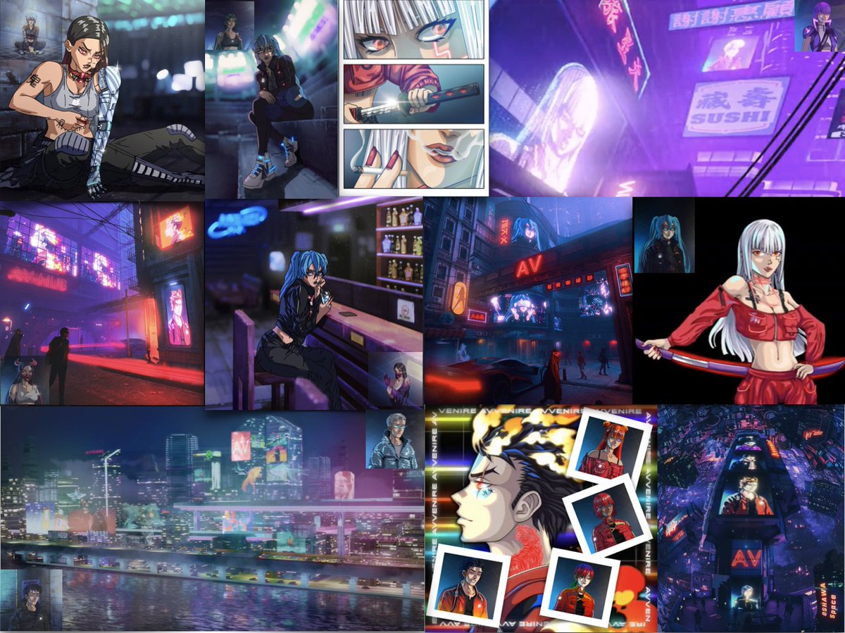 Can't wait to welcome everyone into #AvvenireCity this weekend!

(Some) City Spots not pictured below: Kira's Salon, Yuri's Tattoo Parlor, and Future Forest

I wonder what Citizens may be able to do there...