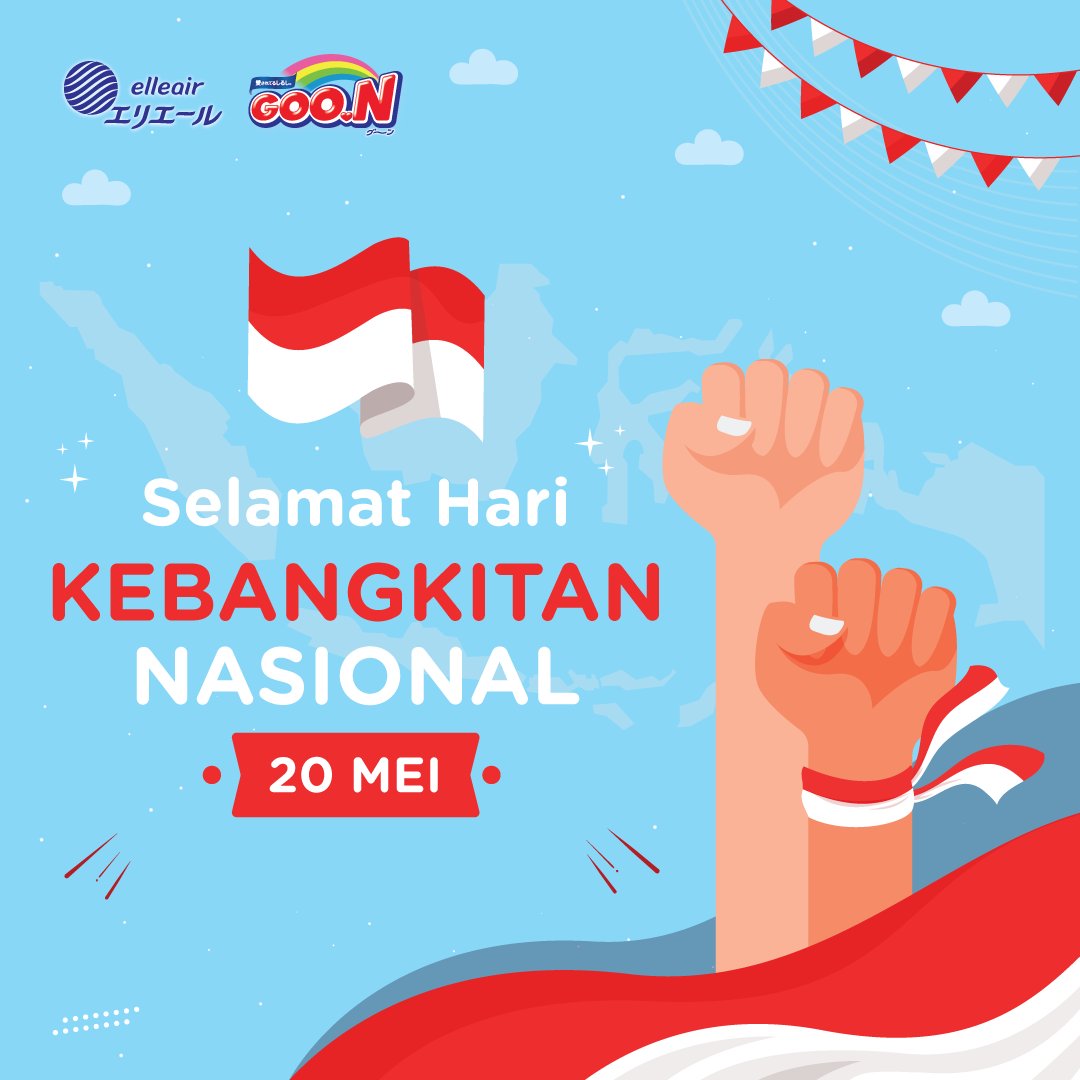 GOON_Indonesia's tweet photo. GOO.N Indonesia mengucapkan “Selamat Hari Kebangkitan Nasional 20 Mei 2022! Mari kita nyalakan terus spirit Boedi Oetomo untuk menciptakan Indonesia maju dan lebih baik. Mari kita terus bangkit untuk bersatu, bersinergi untuk berkarya dan membangun negeri”.
#Harkitnas2022 https://t.co/ayWaznEomO