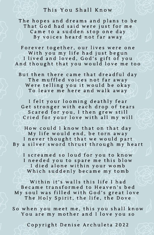 RingOfHope's tweet photo. @AbbyJohnson I hope you remember me from our pro-life conf in Denver.  I hope you like my poem🙏🏻🌸 #Love #Life #prolife #prolove #blessyou https://t.co/orjN9sPR5Q