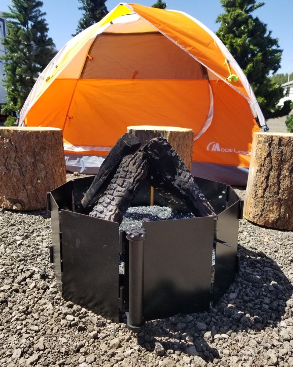 FireBinderUSA's tweet photo. Booth C4 is looking dynamite 🧨 #OverlandExpo West opens tomorrow at 8AM and #FireBinder is here and ready for our debut! 🔥 https://t.co/dfiiCDfIGc